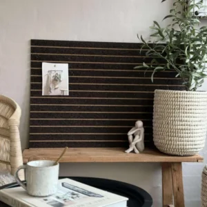 Korkplatte mit Paneeleffekt NEW Dark - Schallabsorbierend