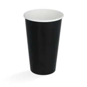 Milkshake cup Carton medium 450ml Ø9 cm 16oz Black FSC®Mix (500 pcs)
