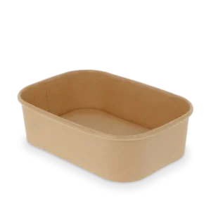 Cardboard container 12,1x5,2x17,3 cm 650ml Kraft (300 pcs)