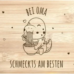Bild: Frühstücksbrettchen - Bei Oma schmeckts am besten.