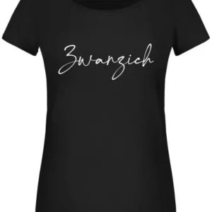 Bild: T-Shirt Damen - Runder Geburtstag (Zwanzich - Achzich).