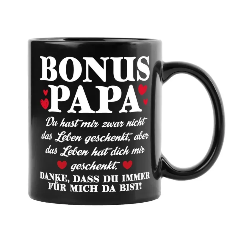 Bild: Tasse - Bonus Papa, danke, dass Du immer für mich da bist! - BL.