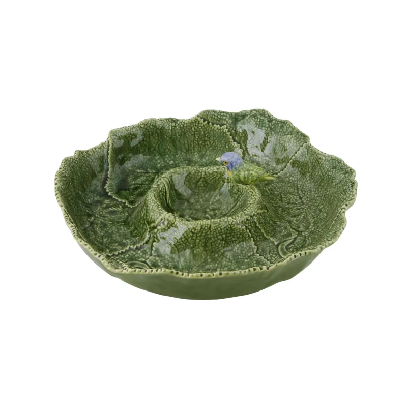 Cineraria Appetizers Plate with Bird