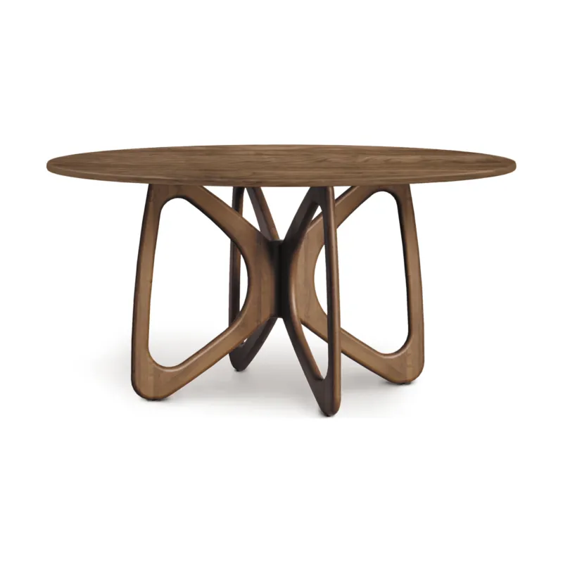Butterfly Round Fixed Top Dining Table