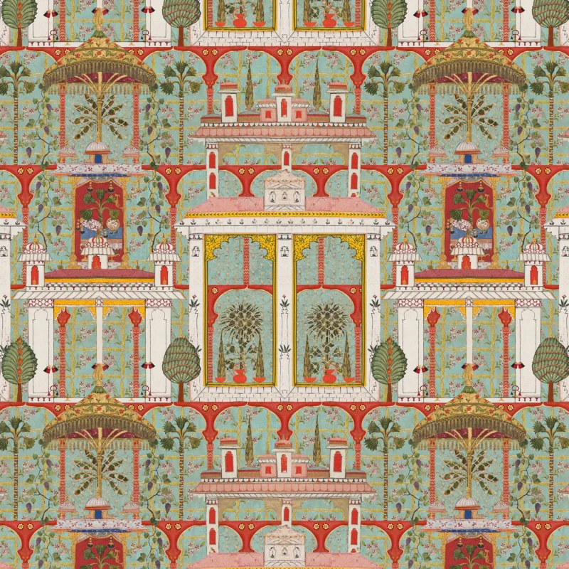 Majorelle Garden Agate Wallpaper