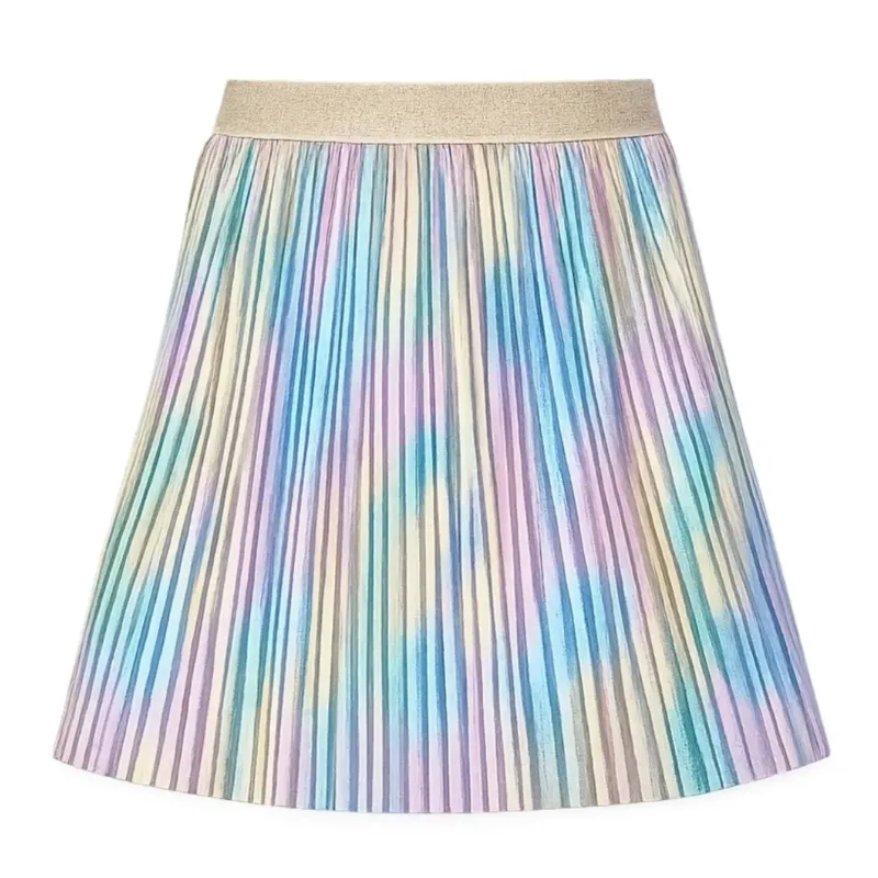 Plisseerock 'Rainbow' mehrfarbig