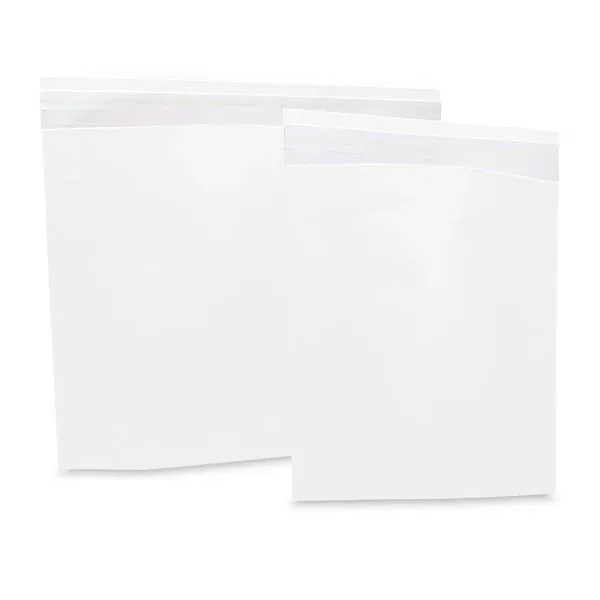 Paper Mailing Bags 30x36+8cm White (250 pcs)