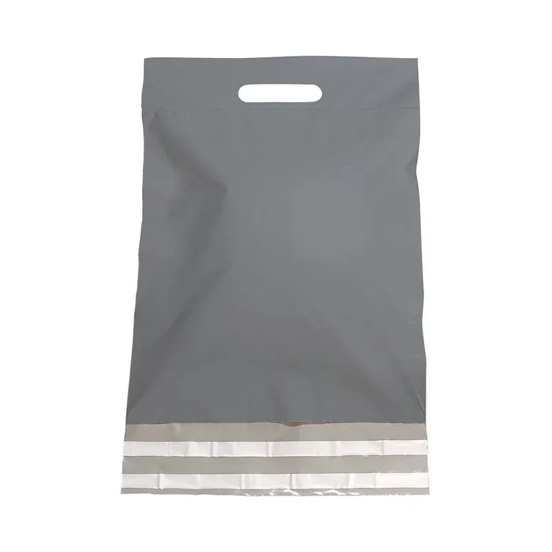 Plastic Mailing Bags 45x56+7cm Silver (250 pcs)